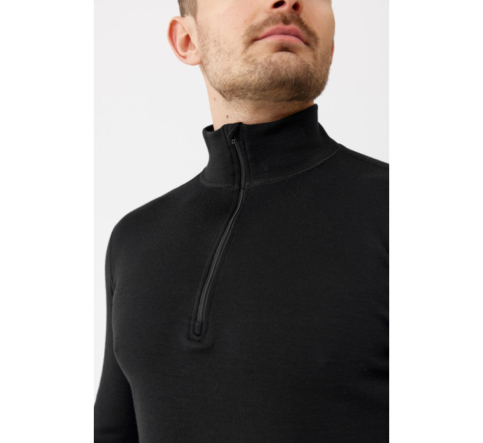 Rough Radical Mikina Merino Active Zip 250 Black