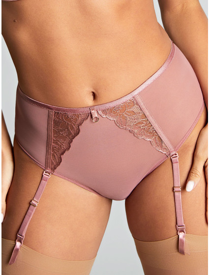 Panache Rosa Suspender Brief rose gold 10794