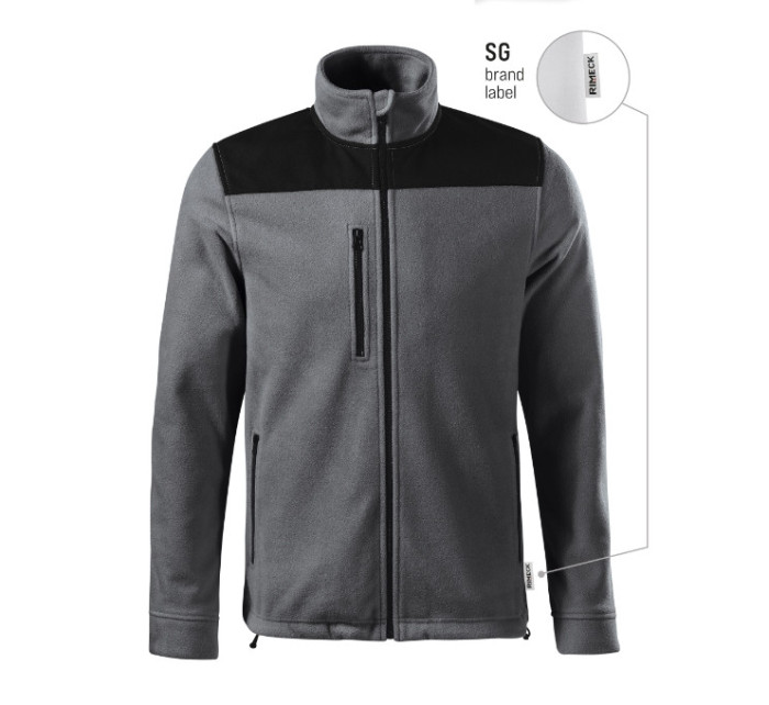 Effect fleece unisex ocelově šedá 36 (brand label)