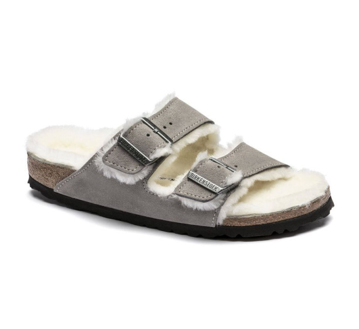 Arizona Stone  s ovčí vlnou regular  dámské model 20693900 - Birkenstock