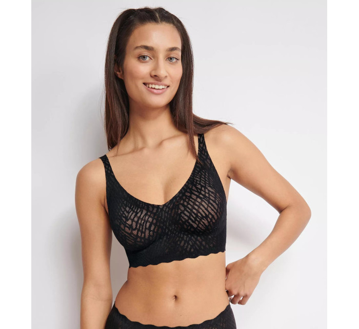 Dámská podprsenka ZERO Feel Bliss Bralette - BLACK - černá 0004 - SLOGGI