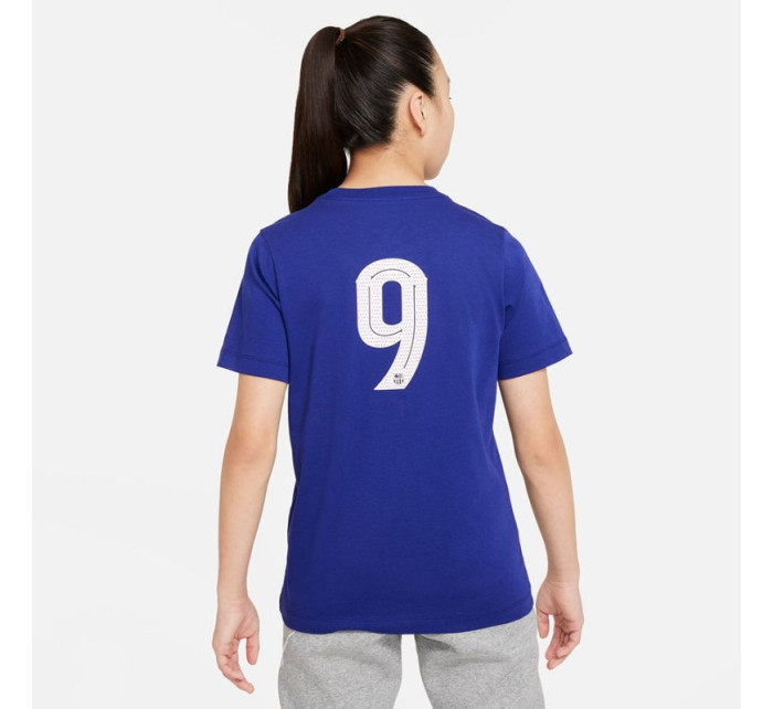 Nike FC Barcelona SS Number Tee 9 U tričko s krátkým rukávem FQ7121-455