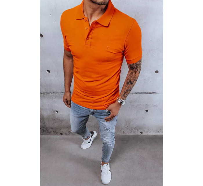 Oranžové polo tričko Dstreet PX0542