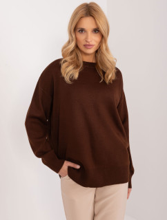 Sweter BA SW 1494.37 ciemny brązowy