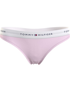 Dámská tanga LOGO WAISTBAND THONG UW0UW03835TOG světle růžová - Tommy Hilfiger