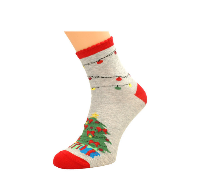 Dámské ponožky Bratex 2988 X-Mass Socks 36-41