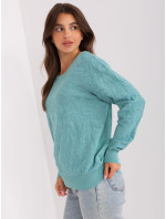 Sweter AT SW 2231A.00P mietowy