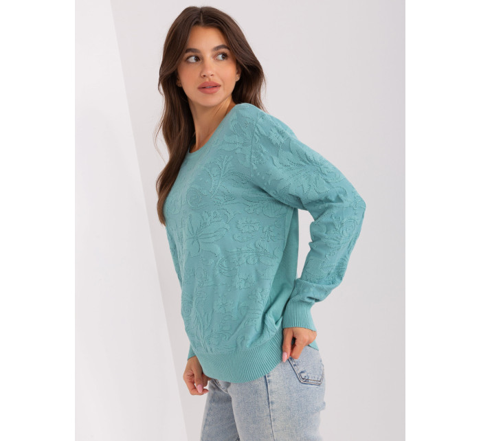 Sweter AT SW 2231A.00P mietowy