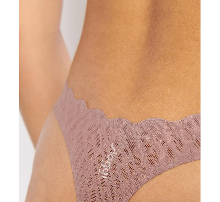 Dámská tanga ZERO Feel Bliss String - BROWN - sv. hnědé 1141 - SLOGGI