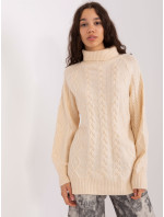 Sweter AT SW  ecru model 20742424 - FPrice