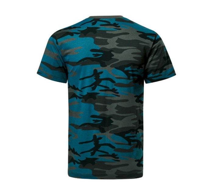 Camouflage tričko unisex camouflage petrol