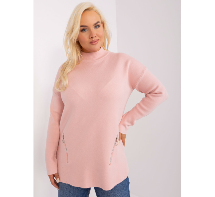 Sweter PM SW model 18949226 jasny różowy - FPrice