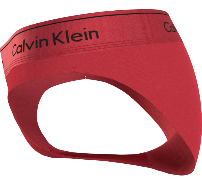 Dámské kalhotky BIKINI 000QF7451E XAT červené - Calvin Klein