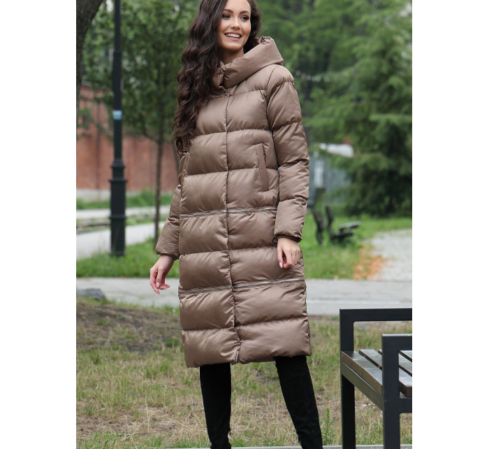 PERSO Coat BLH220031F Béžová barva