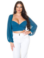 Sexy Koucla Crop Blouse with model 19620951 - Style fashion