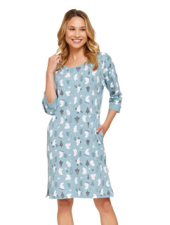 Noční košile Ice blue s model 19151580 vánoční - DN Nightwear