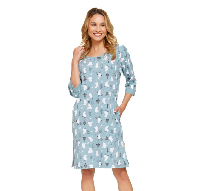 Noční košile Ice blue s model 19151580 vánoční - DN Nightwear