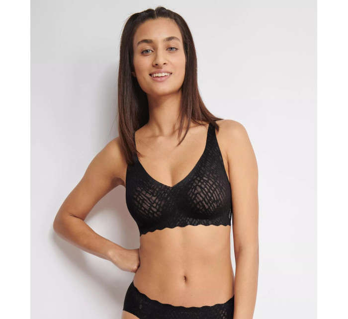 Dámská podprsenka ZERO Feel Bliss Soft bra - BLACK - černá 0004 - SLOGGI