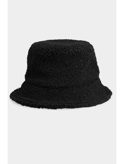 BUCKET HAT Plyšová dámská 4F Černá