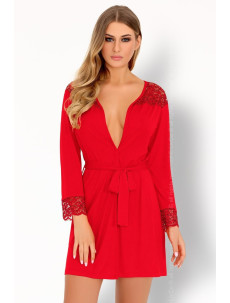 Elegantní župan Omolarina red - LivCo Corsetti