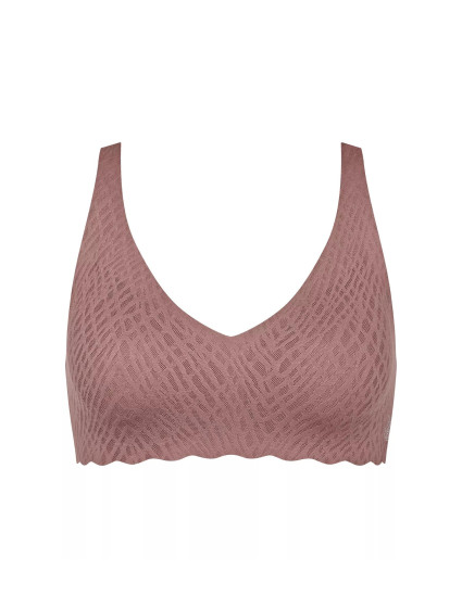 Dámská podprsenka ZERO Feel Bliss Soft bra - BROWN - hnědá 1141 - SLOGGI