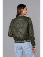 Dámská bunda typu "bomber" v khaki barvě model 18035490 - S'WEST