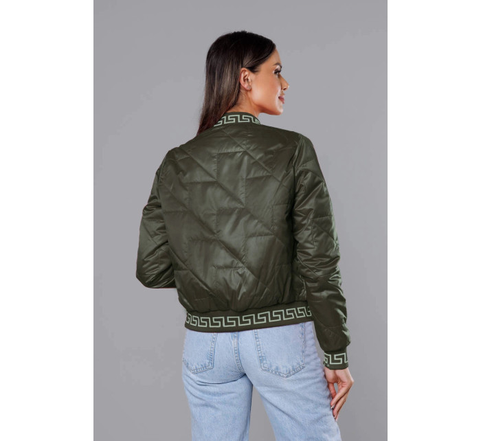 Dámská bunda typu "bomber" v khaki barvě model 18035490 - S'WEST