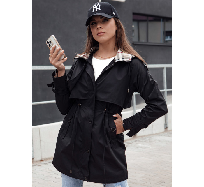 Dámská parka bunda FASHLOVE černá Dstreet TY4392