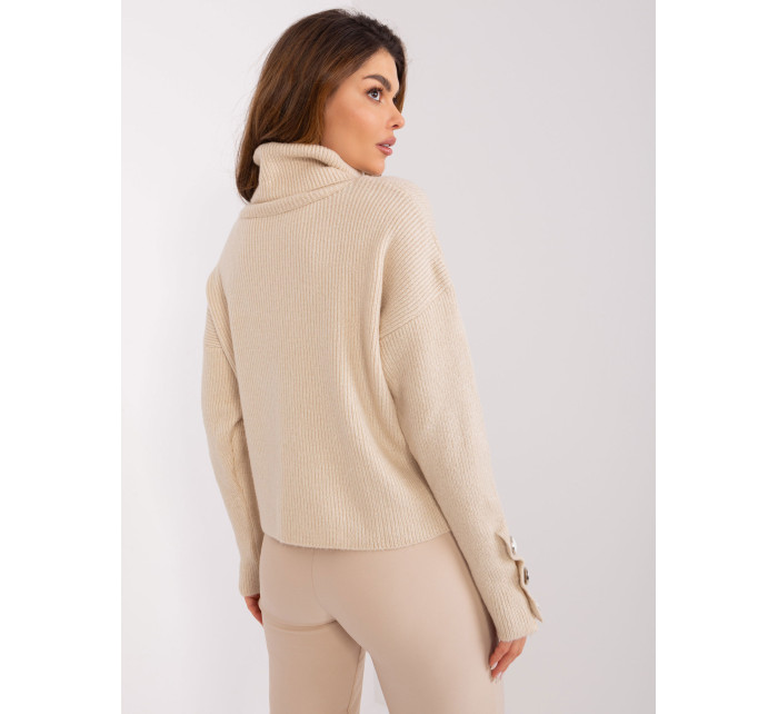 Sweter BA SW model 19335634 jasny beżowy - FPrice