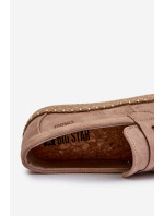 Pánské Eco Suede Espadrilky Big Star Béžová