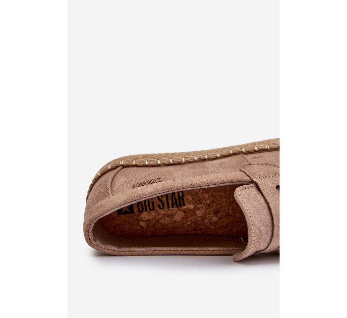 Pánské Eco Suede Espadrilky Big Star Béžová