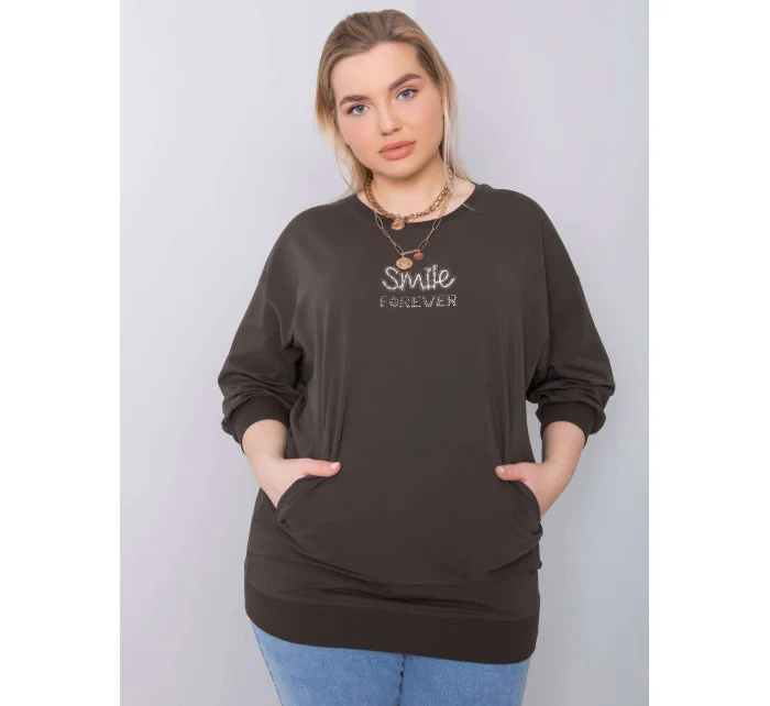 Halenka RV BZ 6388.55P tmavá khaki