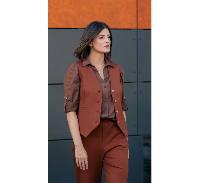 Benedict Harper Vest Ana Brown