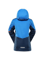 Dětská lyžařská bunda s membránou ptx ALPINE PRO ZARIBO electric blue lemonade