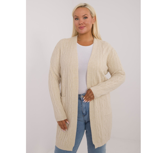 Sweter PM SW PM 3727.93 jasny beżowy