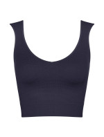 Dámské tílko EVER Infused Aloe Crop Top - BLACK -černé 0004 - SLOGGI