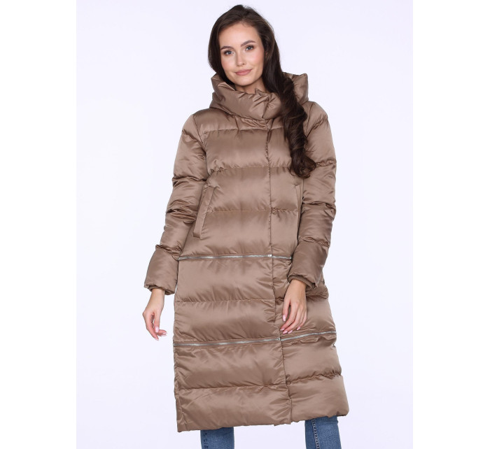 PERSO Coat BLH220031F Béžová barva