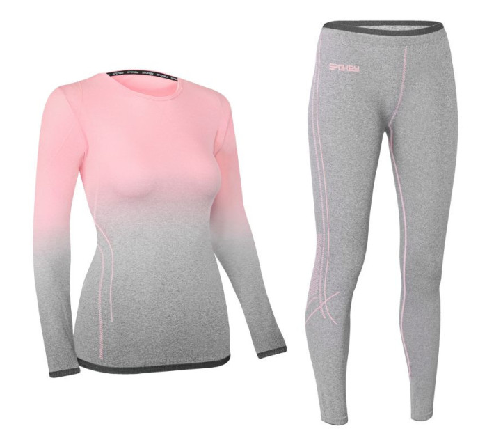 Termoprádlo Spokey Flora Set Lady Termo SM VT W 6114300000 grey-pink dámské