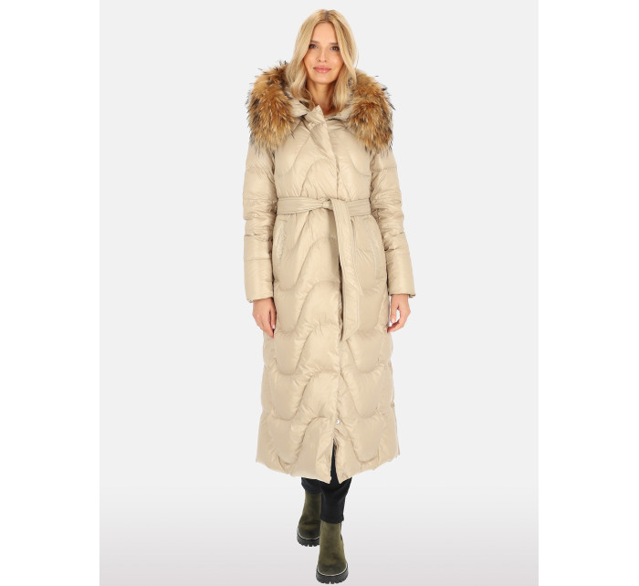 PERSO Coat BLH241005FR Béžová barva