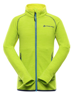 Dětská rychleschnoucí mikina ALPINE PRO ONNECO lime green