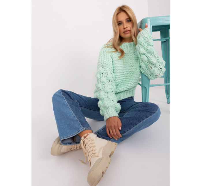 Mint oversize svetr s hustou vazbou