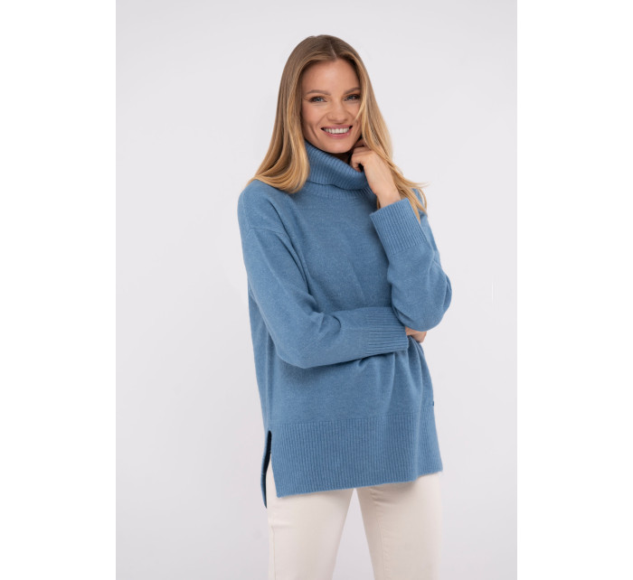 Volcano Sweater S-Hebe Blue Melange