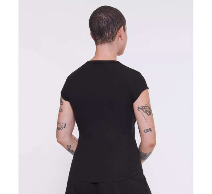 sloggi GO Ribbed T-Shirt - BLACK - SLOGGI BLACK - SLOGGI