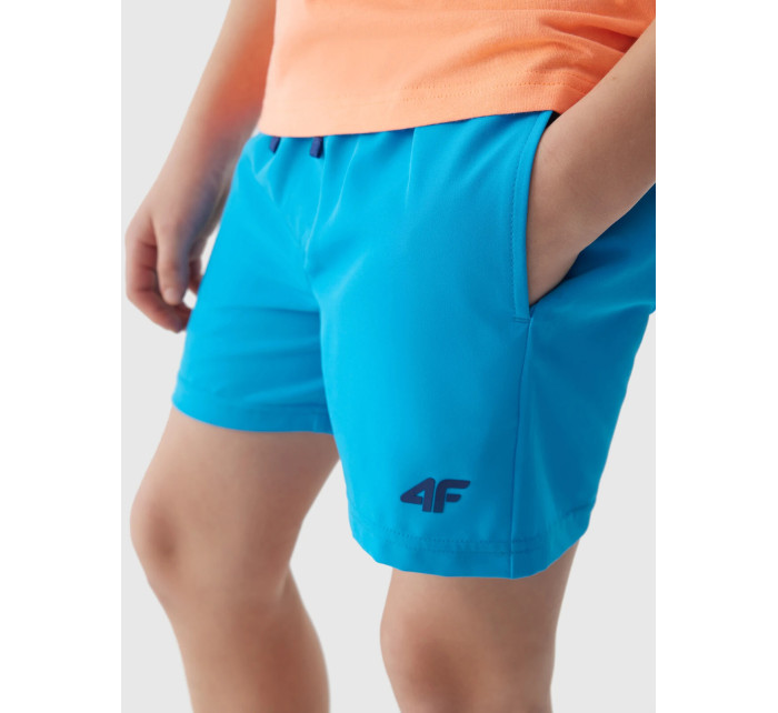 Chlapecké plážové šortky typu boardshorts 4F - modré