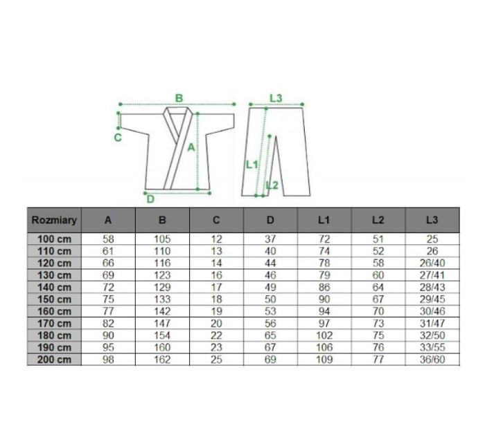 Kimono Masters judo 450 gsm - 160 cm 06036-160