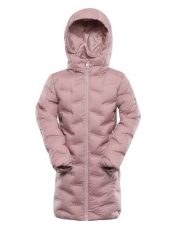 Dětský hi-therm kabát s impregnací ALPINE PRO AWEDO pale mauve