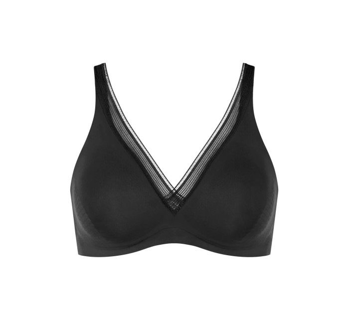 Vyztužená podprsenka BODY ADAPT Twist T-shirt bra - BLACK - černá 0004 - SLOGGI