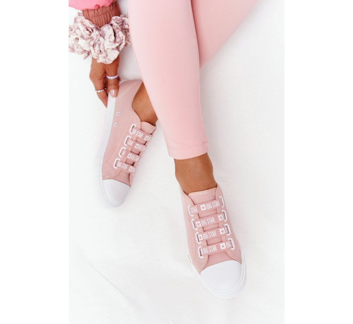 Women's Sneakers With Drawstring BIG STAR  Pink