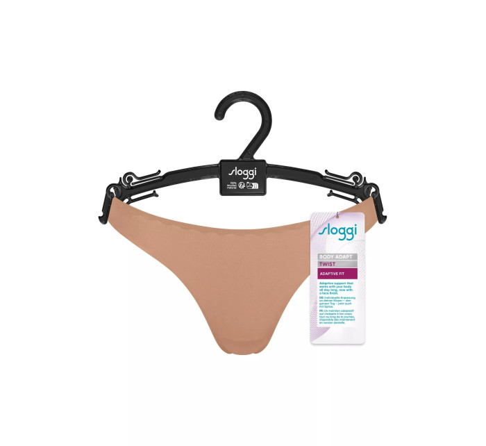 Dámské tanga BODY ADAPT Twist Brazil  BROWN hnědá  model 18423658 - Sloggi