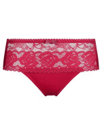 Dámské krajkové kalhotky PLAYTEX FLOWER ELEGANCE MIDI BRIEF - PLAYTEX - červená